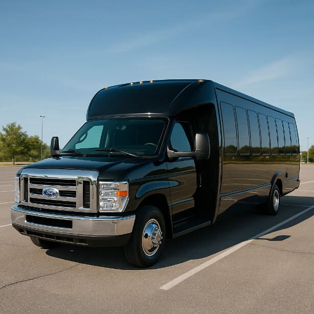 Anaheim Shuttle Bus Rentals 18 Passenger Shuttle Bus