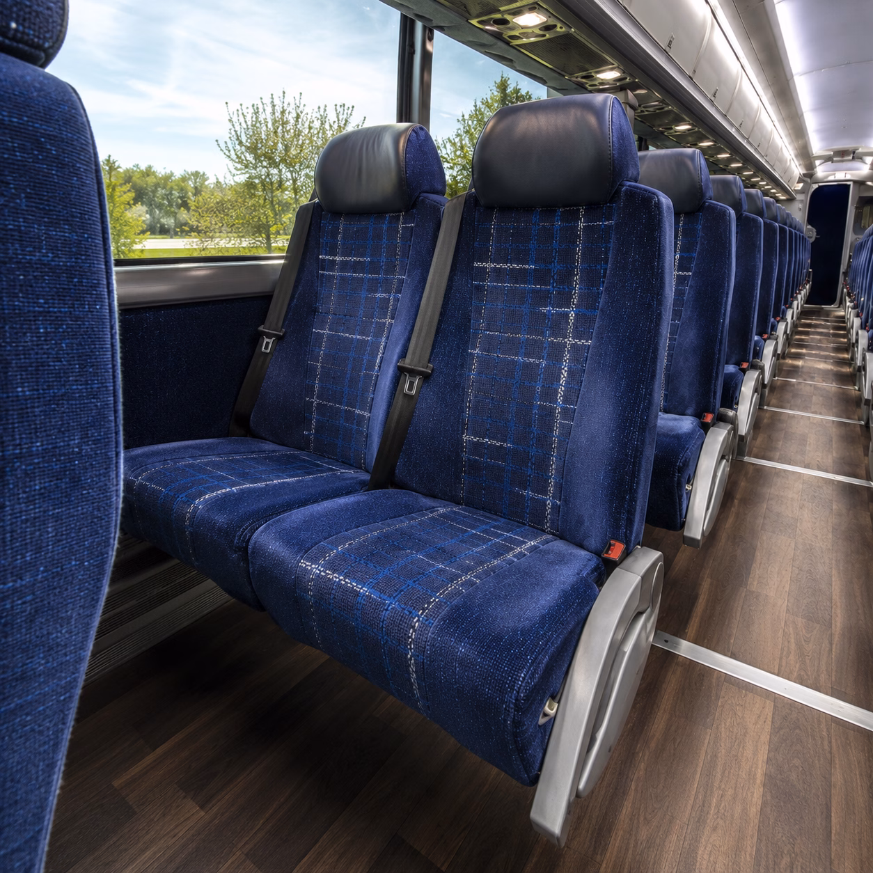 anaheim charter bus interior