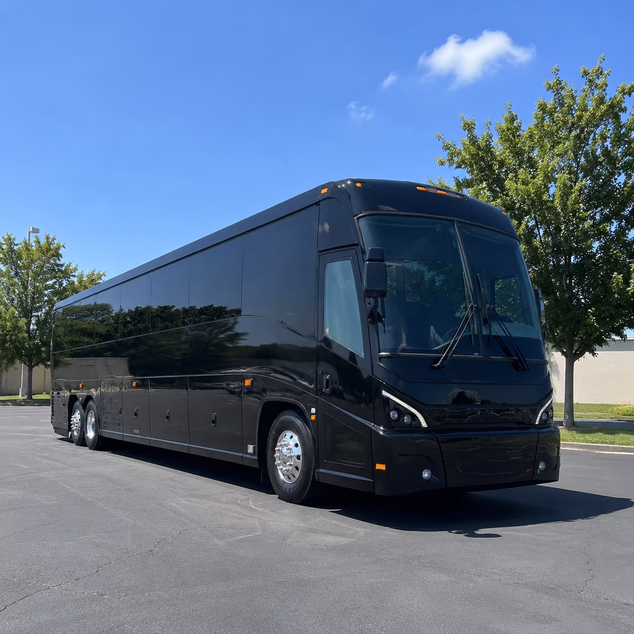 anaheim charter bus services exterior